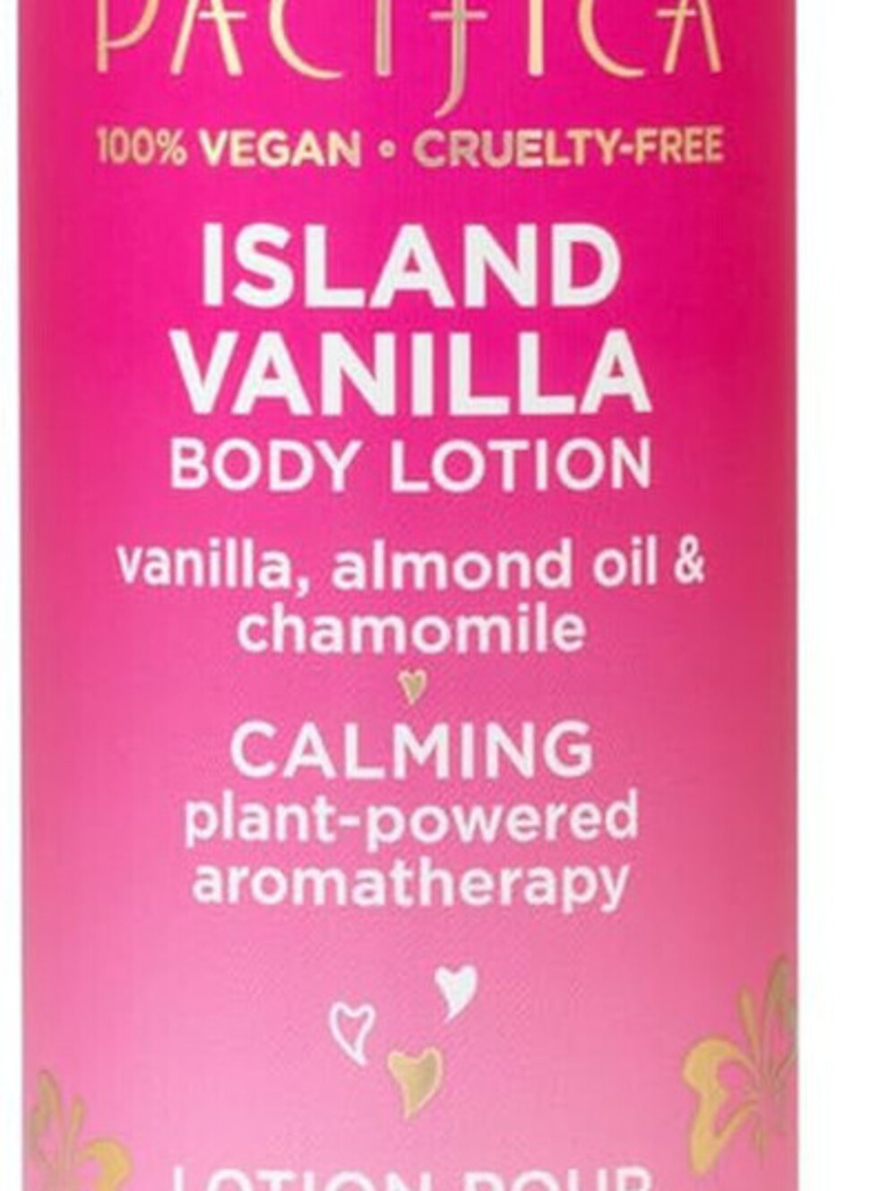 Pacifica Body Lotion - Island Vanilla Body Moisturizer - Plant Powered Aromather